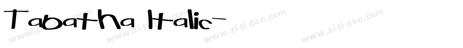 Tabatha Italic字体转换